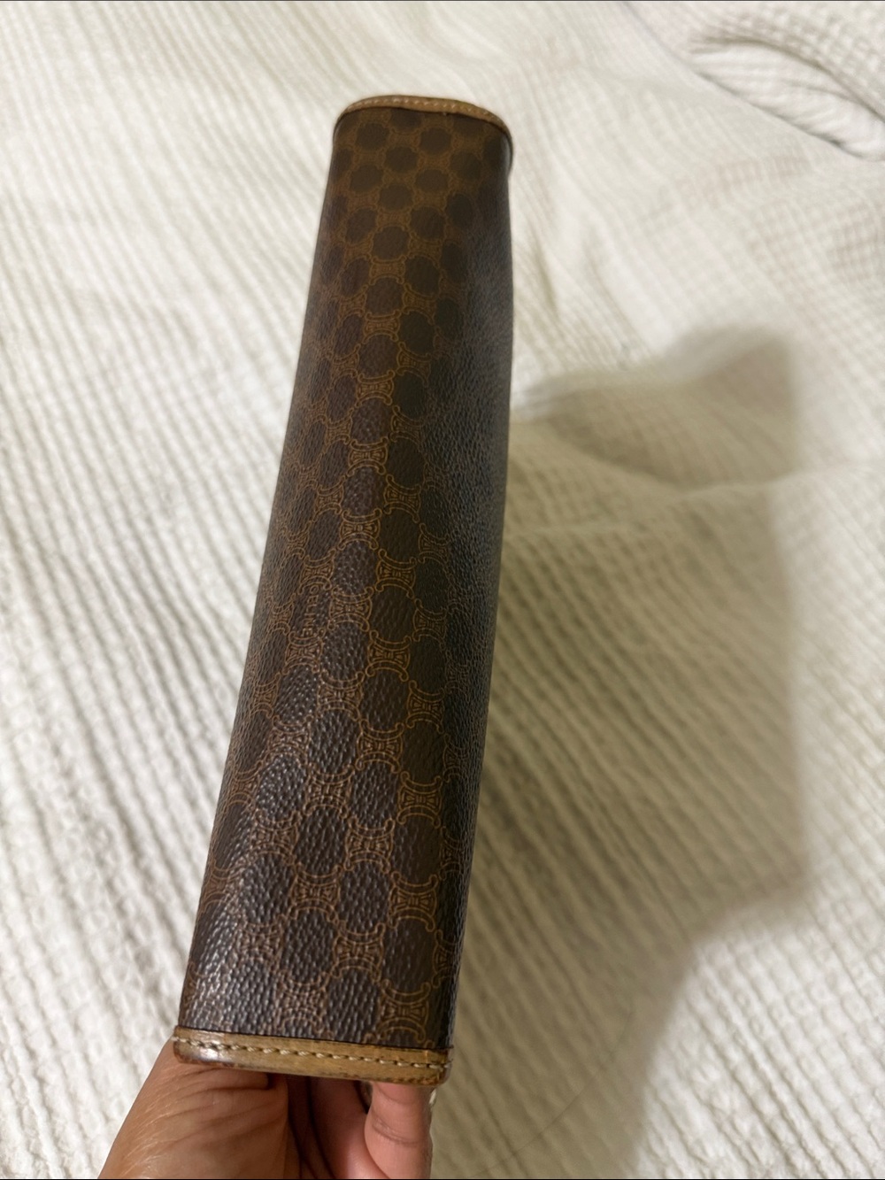 Celine Brown and Tan Monogram Toiletry Pouch ( final sale) - Picture 3 of 6